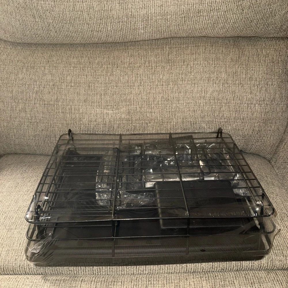 Dish Drying Rack for Kitchen Counter, Stainless Steel Kitchen with a Holder